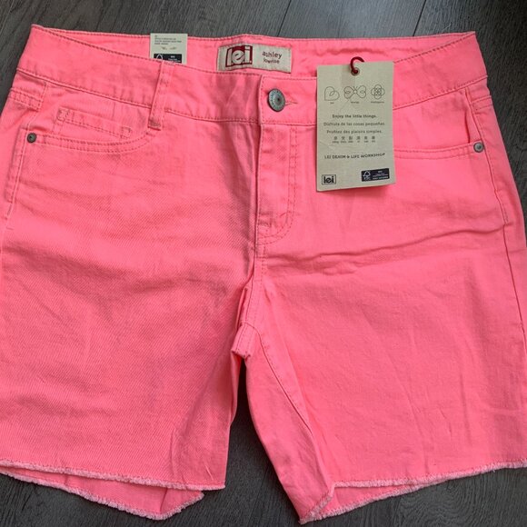 Lei Pink Bermuda Short Size 13 - Picture 1 of 2